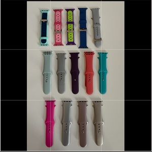 Silicone Apple Watch bands